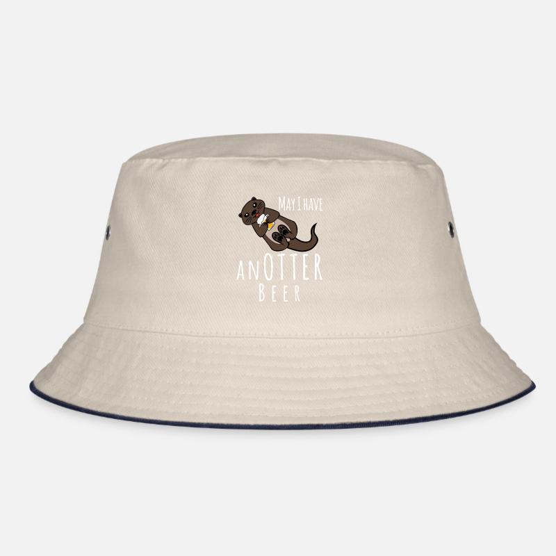 Otter mit Bier Bucket Hat