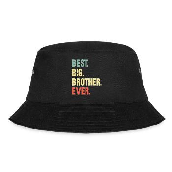 The Best Big Brother Ever! Best Big Brother Ever - Bucket Hat - black - Front - Lela (165cm)