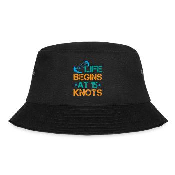 La vie commence à 15 nœuds - Kitesurf - Bob - noir - Devant - Lela (165cm)