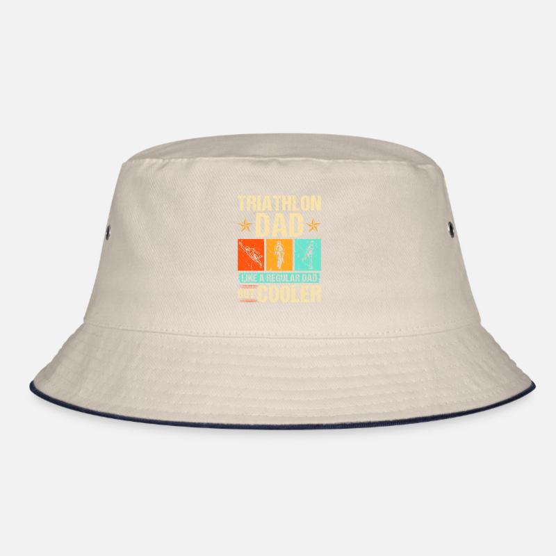 Triathlon Dad Triathlet Vater Bucket Hat