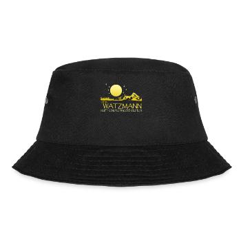 Der Watzmann ruft Watzmannmassiv - Bucket Hat - Schwarz - Vorne - Lela (165cm)