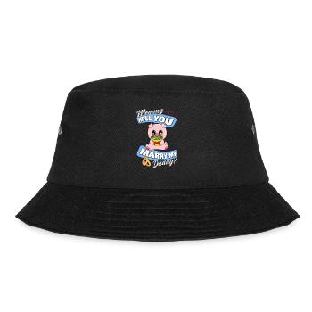 Offre de mariage maman épouseras-tu mon papa - Bob - noir - Devant - Lela (165cm)