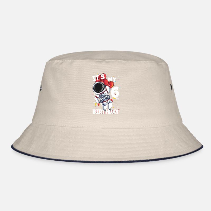 Astronaut 6. Geburtstag Bucket Hat