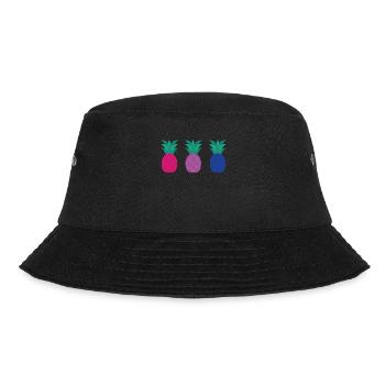 Bisexual Pineapple Bisexual Pineapple - Bucket Hat - black - Front - Lela (165cm)