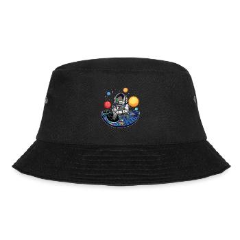 Techno Music Lover Space EDM Astronaut DJ - Bucket Hat - black - Front - Lela (165cm)