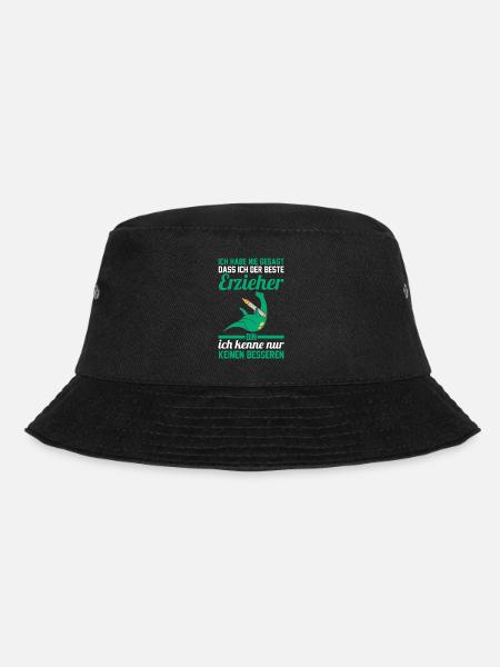 Kindergärtner Erzieher - Bucket Hat - Schwarz