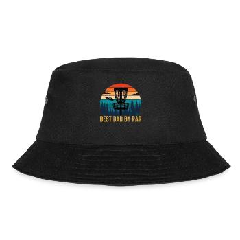 Best Dad By Par Disc Golf Vintage - Bucket Hat - black - Front - Lela (165cm)