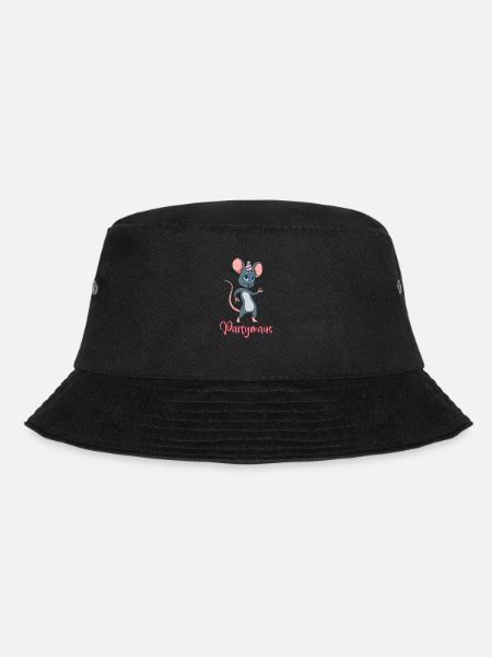 Partymaus - Bucket Hat - Schwarz