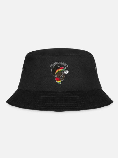 Ghana Girl Unbreakable I Ghana Heritage I Ghana - Bucket Hat - Schwarz