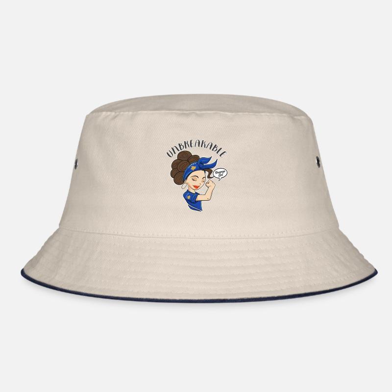 Kosovan Girl Unbreakable I Kosovan Heritage I Bucket Hat