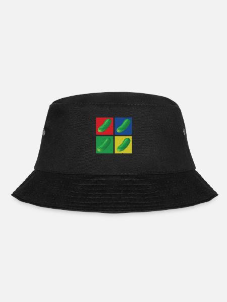 Gurken - Bucket Hat - Schwarz