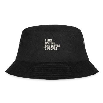 I Like Fishing And Maybe Three People Funny - Bob - noir - Devant - Lela (165cm)