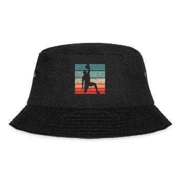 Weightlifting Weight Training Sport Fitness Trainer - Bucket Hat - black - Front - Lela (165cm)