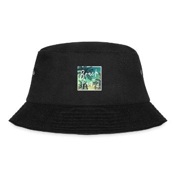 party beach Design for a people who look for party - Bucket Hat - Schwarz - Vorne - Lela (165cm)