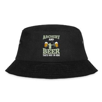 Archery and Beer Men - Bucket Hat - black - Front - Lela (165cm)