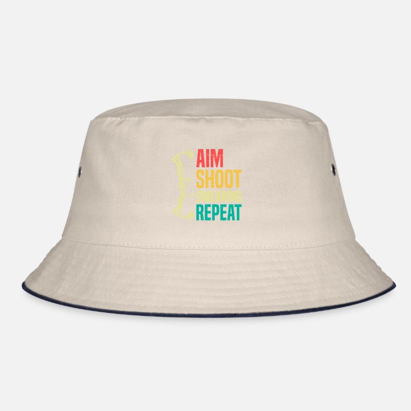 Aim Solve Swearing Again Archery Bucket Hat