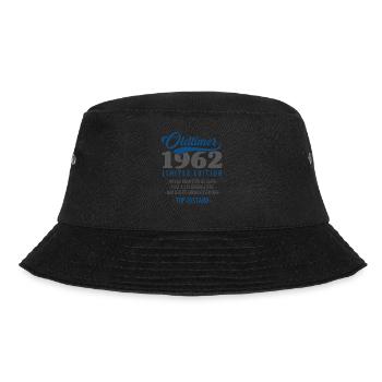 60 Jahre Oldtimer 1962 Jahrgang Geburtstag - Bucket Hat - Schwarz - Vorne - Lela (165cm)