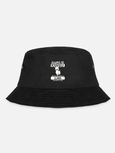 Always Be Yourself Unless You Can Be A Llama - Bucket Hat - Schwarz