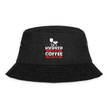 Coffee Wine Hybrid Alcohol Coffee Addict - Bucket Hat - black - Front - Lela (165cm)