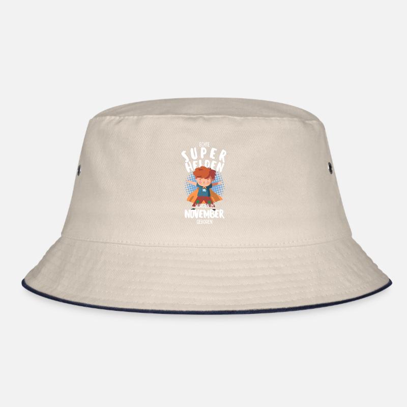 Echte Superhelden wurden im November geboren Junge Bucket Hat