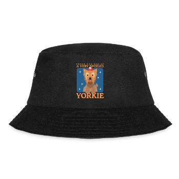 Yorkie Dad Yorkshire Terrier Dog Gift - Bucket Hat - black - Front - Lela (165cm)