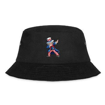 Independence Day USA American Dab Outfit - Bucket Hat - black - Front - Lela (165cm)