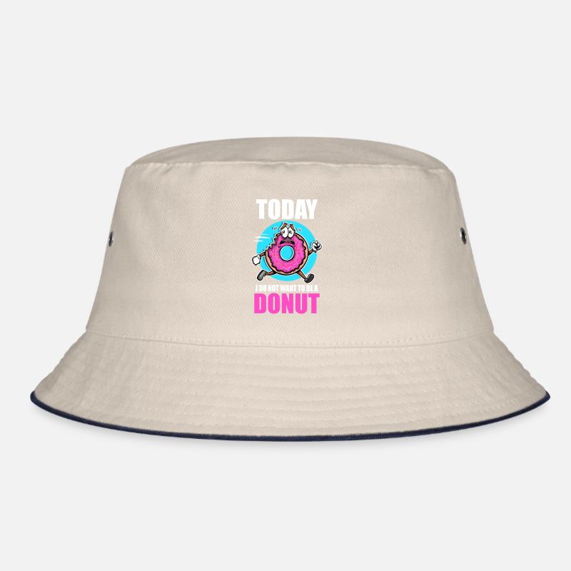 Donut heute Ich will kein Donut sein Bucket Hat