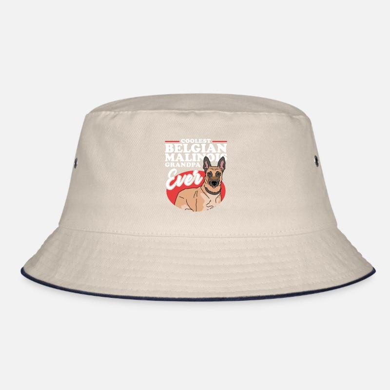 Malinois Grandpa Belgian Shepherd Gift Bucket Hat