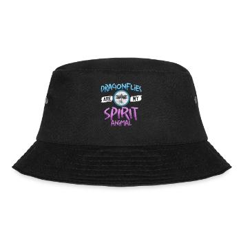 Dragonflies Flying Insect Quotes Entomologist - Bucket Hat - black - Front - Lela (165cm)