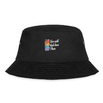 LGBTQ Pride Regenbogen War Wohl Doch Keine Phase - Bucket Hat - Schwarz - Vorne - Lela (165cm)