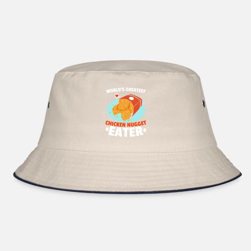 The World's Best Chicken Nugget Eater Nug Life Bucket Hat