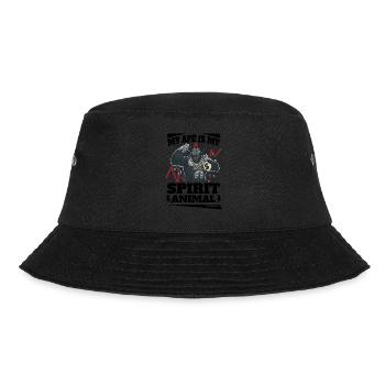 My Ape Is My Spirit Animal - Bucket Hat - Schwarz - Vorne - Lela (165cm)