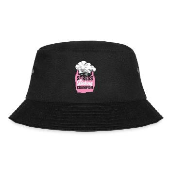 Pastry Chef Baking Champion Baked Goods Pastries - Bucket Hat - black - Front - Lela (165cm)