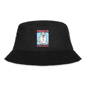 Basset Hound Mom Dog Mom Dog Owner Gift - Bucket Hat - black - Front - Lela (165cm)