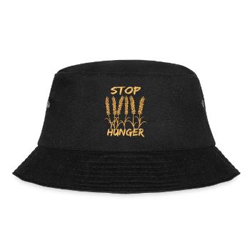 STOP HUNGER - Bucket Hat - black - Front - Lela (165cm)