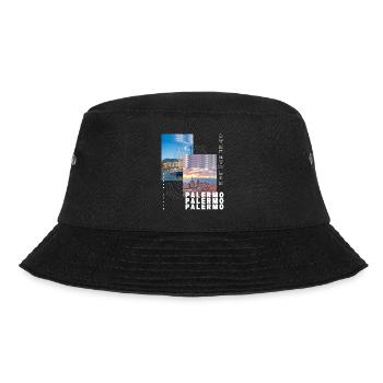 Palermo Italy City Skyline Home Love - Bucket Hat - black - Front - Lela (165cm)