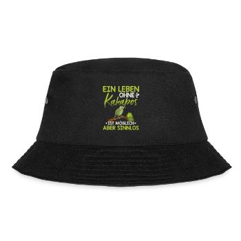 Ein Leben ohne Kakapos ist sinnlos Papagei - Bucket Hat - Schwarz - Vorne - Lela (165cm)