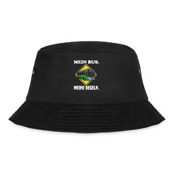 Mein Bus Meine Regeln Schulbus Busfahrer Sprüche - Bucket Hat - Schwarz - Vorne - Lela (165cm)