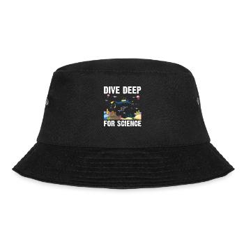 Diving Diver Scientist Marine Biologist Ozea - Bucket Hat - black - Front - Lela (165cm)