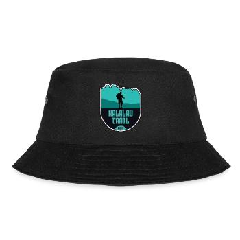 Kalalau Trail - Kauai, Hawaii - Bucket Hat - Schwarz - Vorne - Lela (165cm)