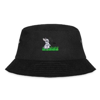 Rabbit Name Gift Lio - Bucket Hat - black - Front - Lela (165cm)