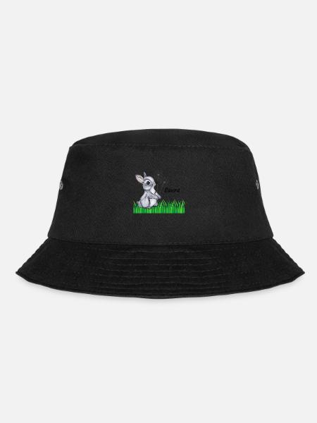 Hase Name Geschenk laura - Bucket Hat - Schwarz