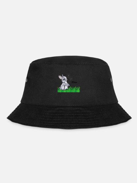 Hase Name Geschenk Nina - Bucket Hat - Schwarz