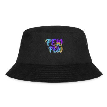 Pew Pew Paintballspieler Paintball - Bucket Hat - Schwarz - Vorne - Lela (165cm)