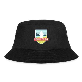 Queen Charlotte Wanderweg - Neuseeland - Bucket Hat - Schwarz - Vorne - Lela (165cm)
