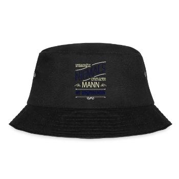 hund eigenschaft statement weihnachten hundefreund - Bucket Hat - Schwarz - Vorne - Lela (165cm)