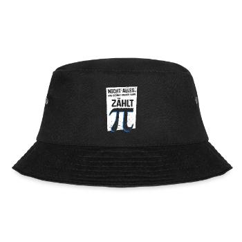 Pi Tag Mathe Mathematik Humor - Bucket Hat - Schwarz - Vorne - Lela (165cm)