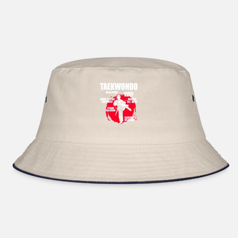 TKD Korean Martial Arts Tae Kwon Bucket Hat