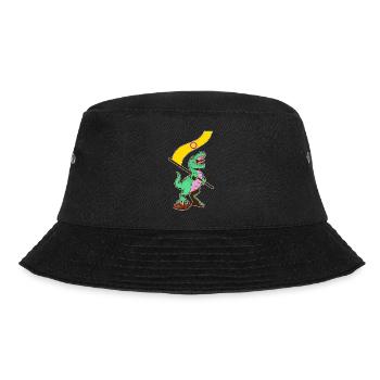 Drapeau LGBTQ - Dinosaure intersexuel - Bob - noir - Devant - Lela (165cm)