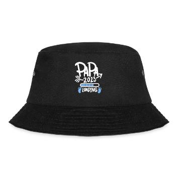 Papa 2023 - Vater 2023 loading Sohn - Bucket Hat - Schwarz - Vorne - Lela (165cm)